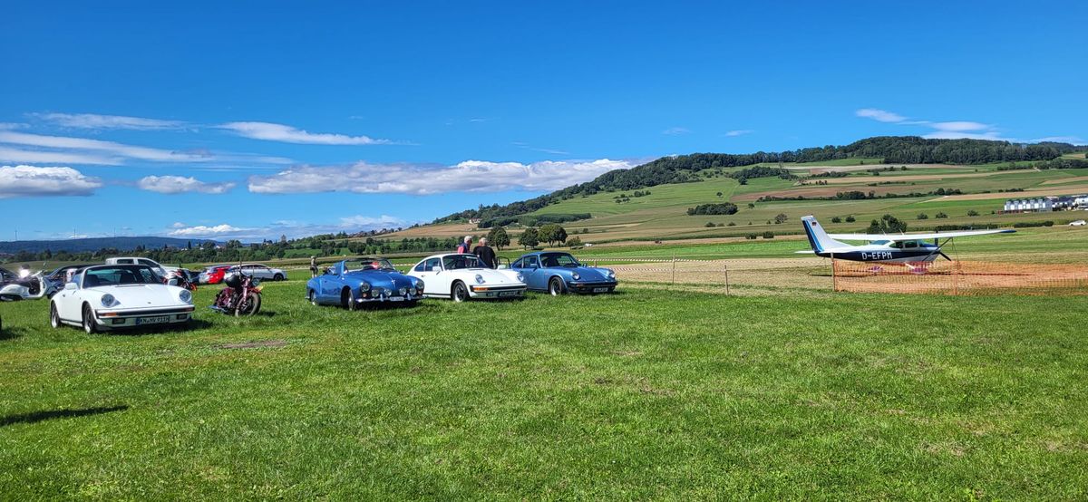 Flugmodell beim Start vom Boden